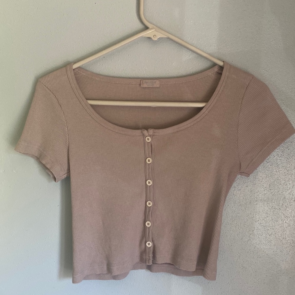 Pac Sun light purple crop top